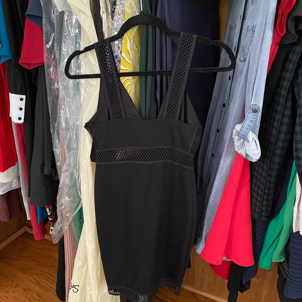 Topshop Black Mini Dress